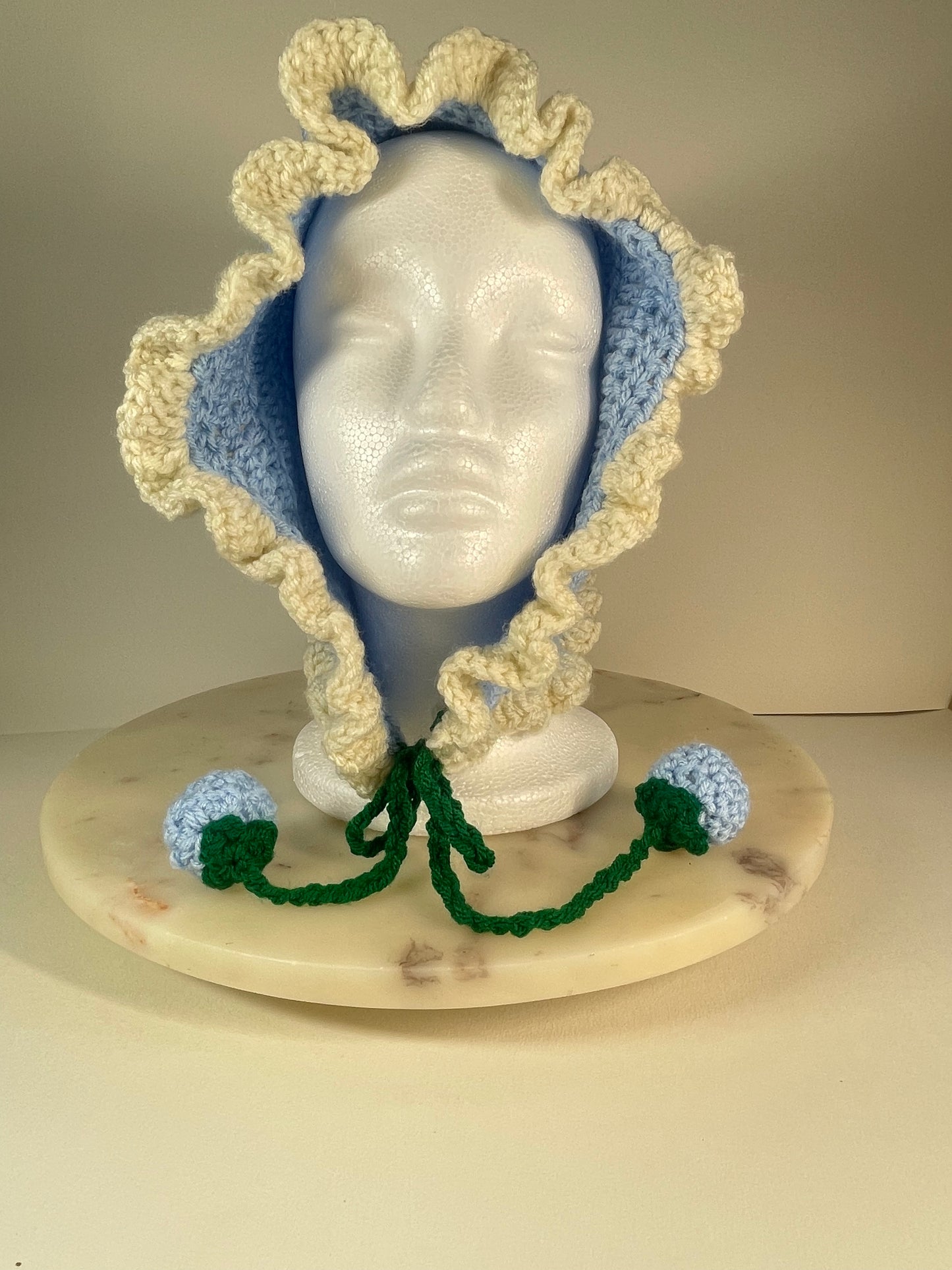 Crochet Fruit Bonnets