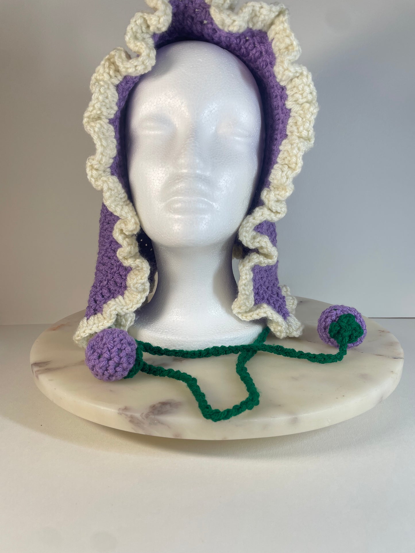Crochet Fruit Bonnets