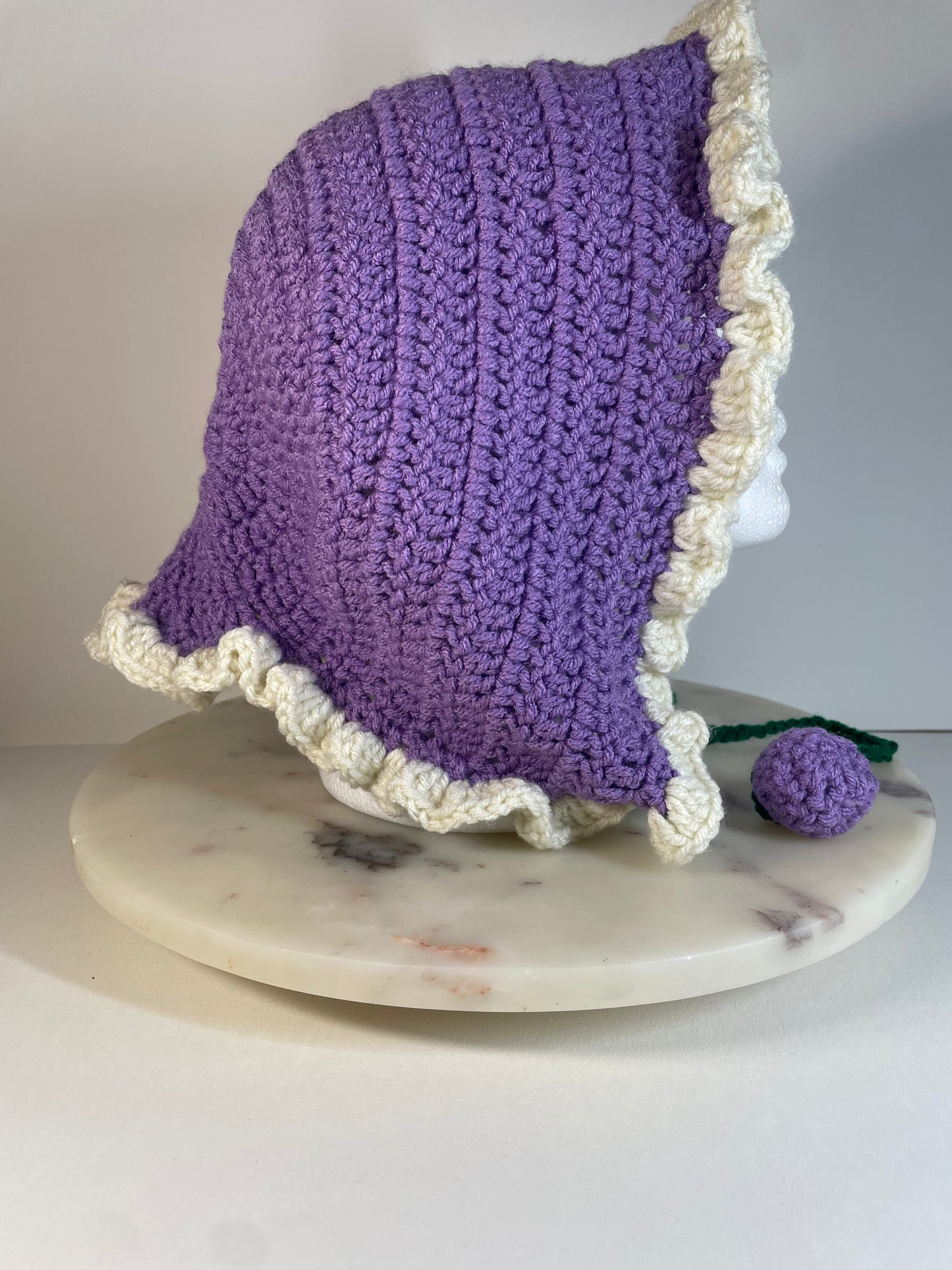 Crochet Fruit Bonnets