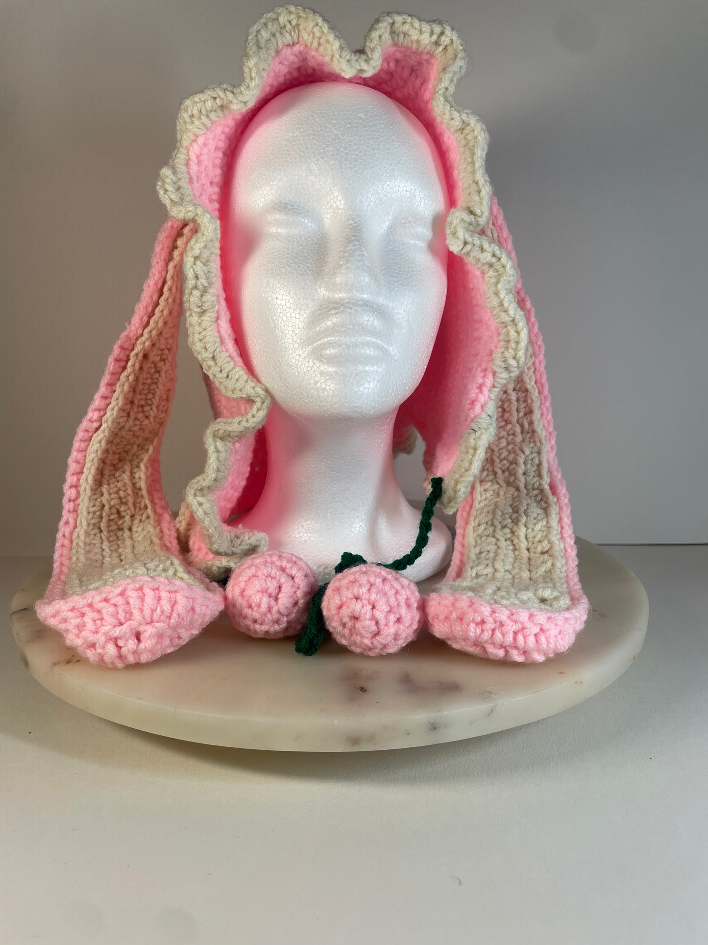 Crochet Fruit Bunny Bonnets