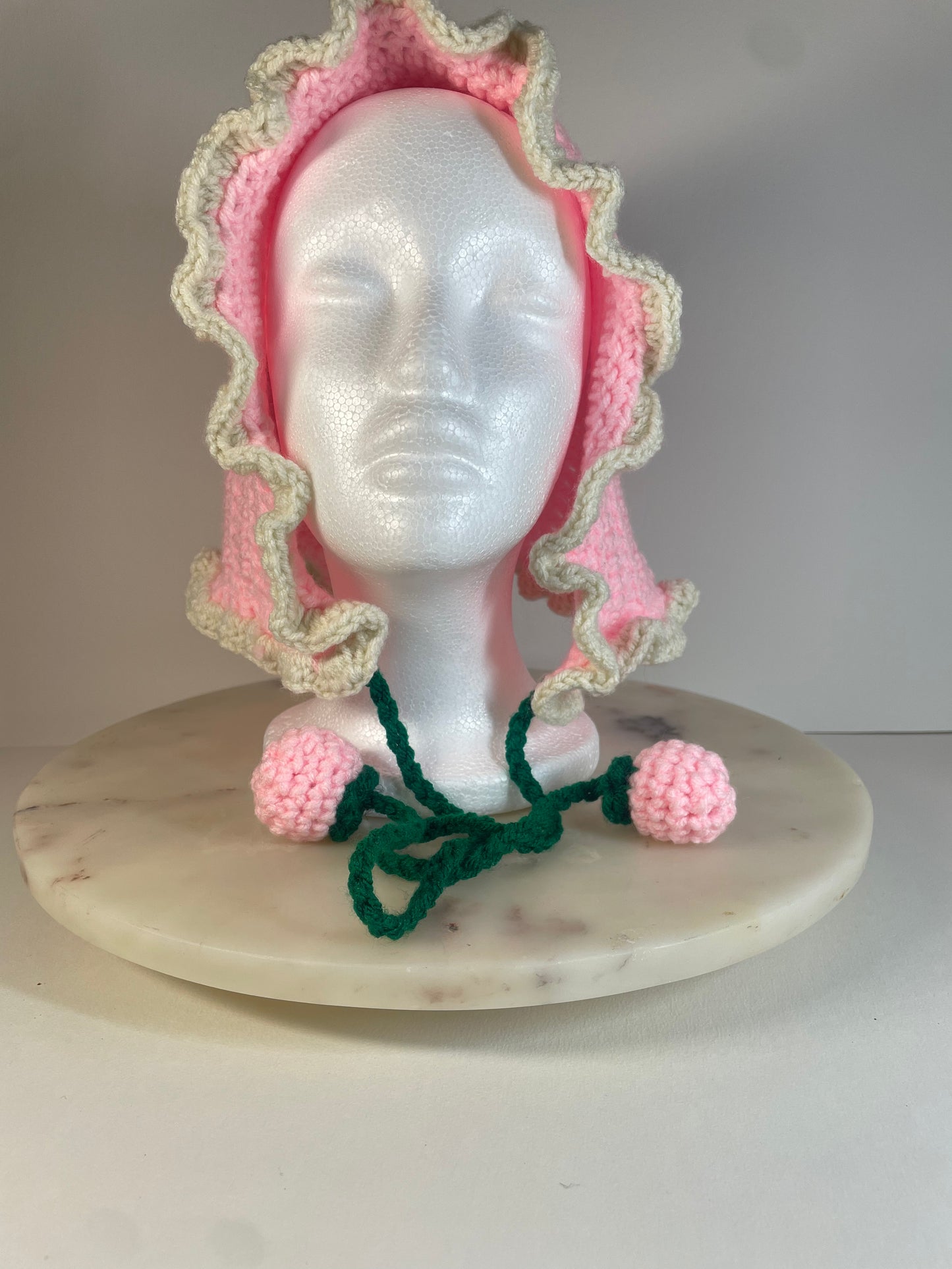 Crochet Fruit Bonnets