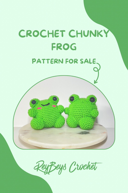 Crochet Chunky Frog Pattern